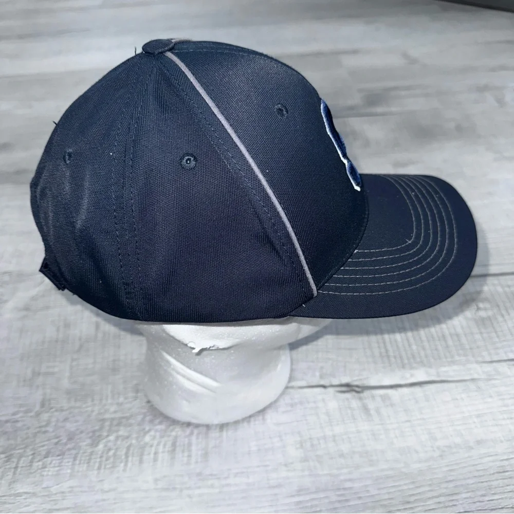 Navy Blue Embroidered Syracuse Hat Strapback Captivating Brand Super Rare Cap